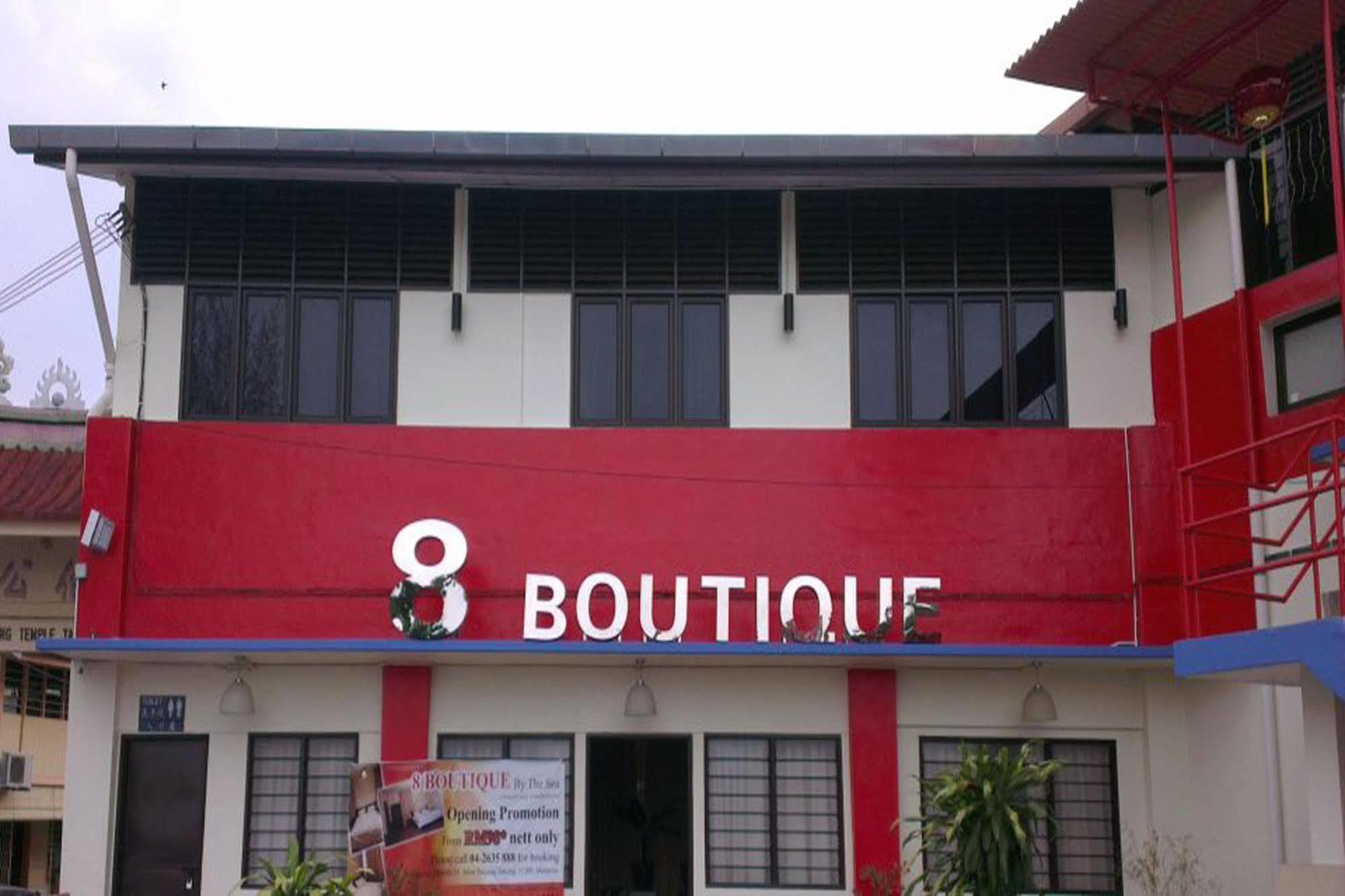 Hotel 8 Boutique By The Sea Tanjung Tokong Exterior foto